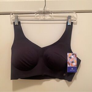 Honeylove Liftwear V-Neck Bra, Black, XL, NWT